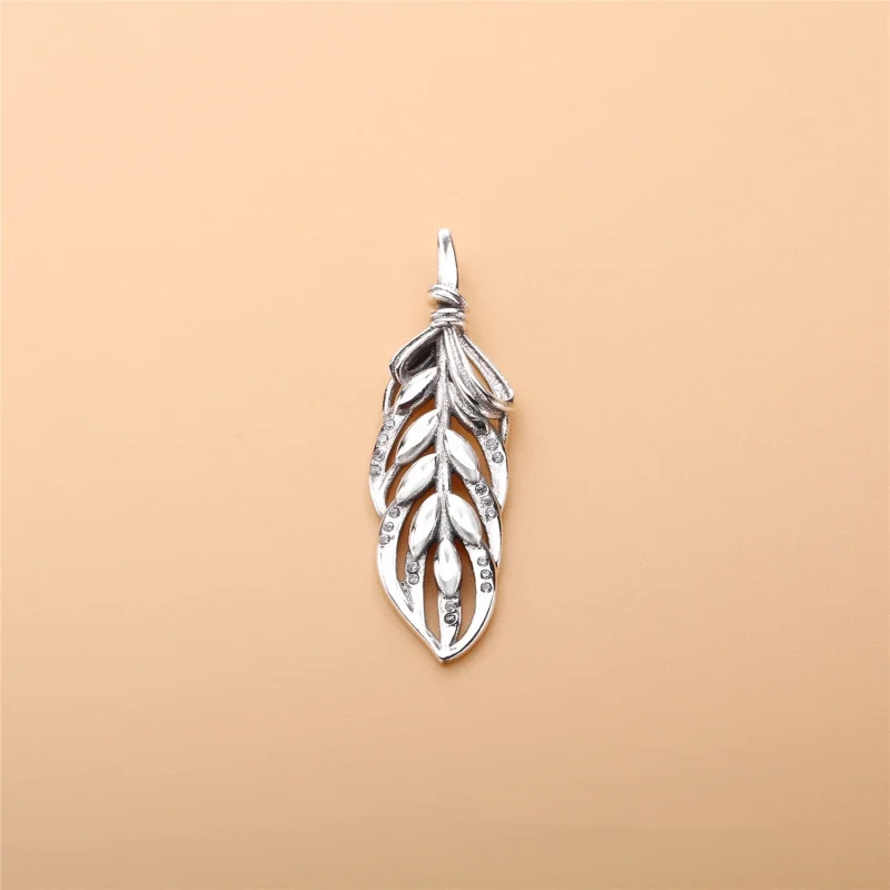 (Bild für) PANDORA Floating Grains Halskette, klare CZ - 397753CZ - Ansicht 2