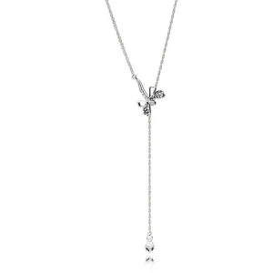 (Bild für) PANDORA Halskette mit verträumtem Libellen-Anhänger - 397104CZ-65