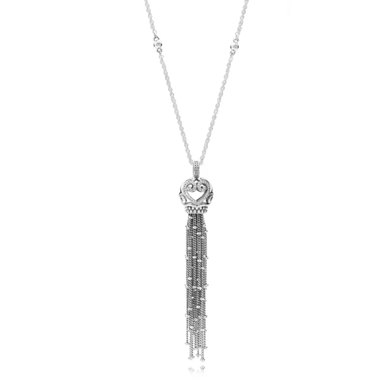 (Bild für) PANDORA Halskette mit verzaubertem Quasten-Anhänger - 397082CZ-70