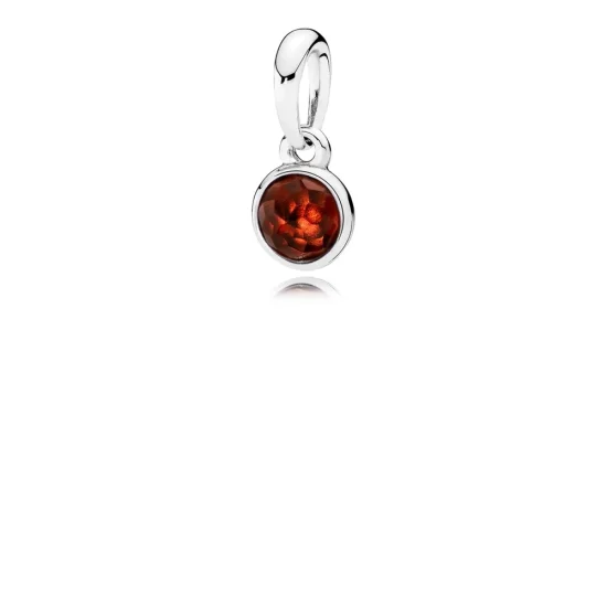 (Bild für) PANDORA Januar Tropfen, Granat Anhänger - 390396GR