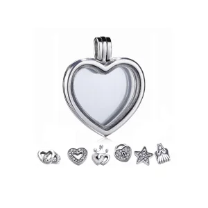 (Bild für) Pandora Kette Herz Medaillon - PJ00262-1