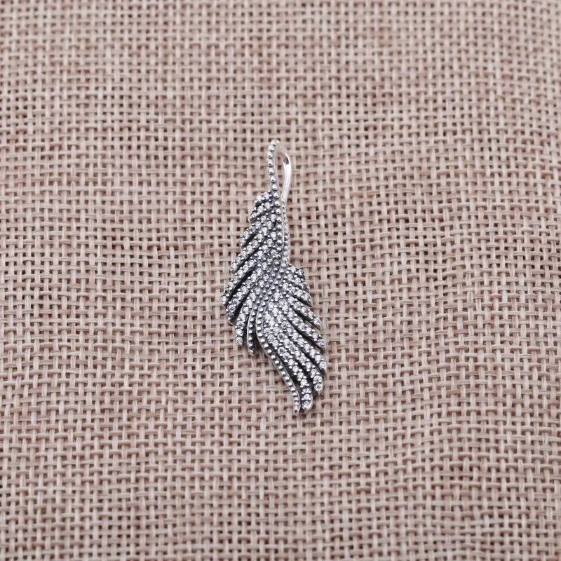 (Bild für) PANDORA Majestic Feathers Halskettenanhänger - 390373CZ-70 - Ansicht 2