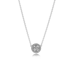 (Bild für) PANDORA Vintage Allure Halskette mit klarem CZ-Anhänger - 590523CZ-45