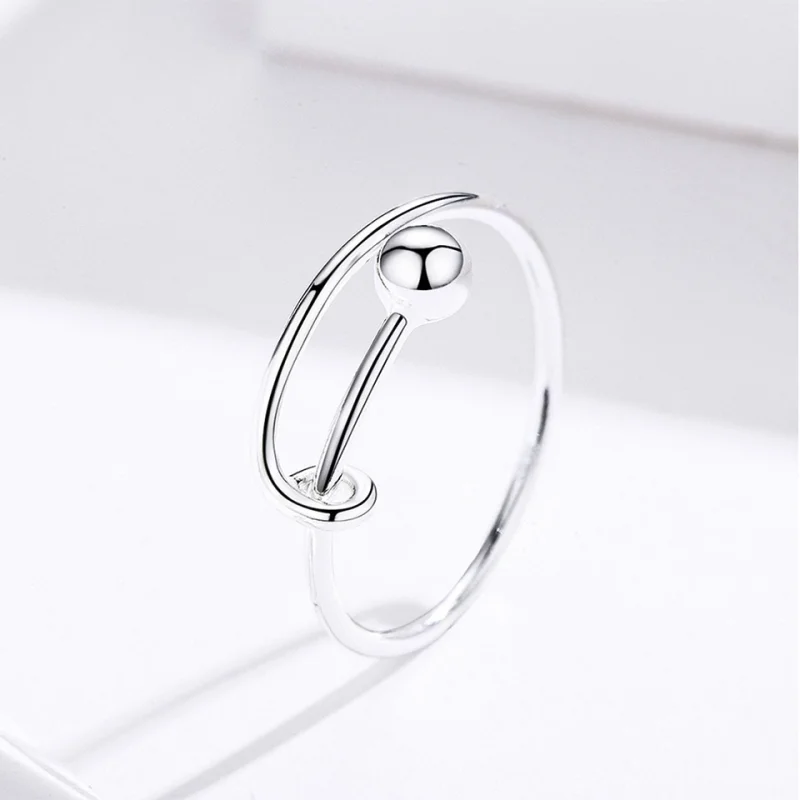 (Bild für) Einfacher Silberring im Pandora-Stil - SCR520 - Ansicht 11