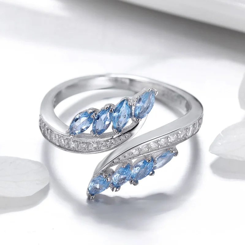 (Bild für) Eleganter offener Weidenzweig-Ring im Pandora-Stil - BSR005 - Ansicht 2