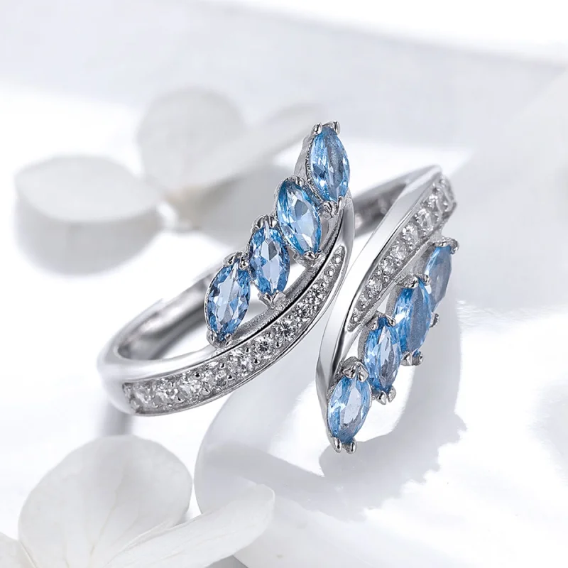 (Bild für) Eleganter offener Weidenzweig-Ring im Pandora-Stil - BSR005 - Ansicht 4
