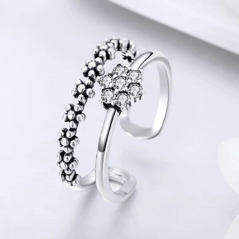 (Bild für) Eleganter Temperament-Silberring im Pandora-Stil - SCR428 - Ansicht 6