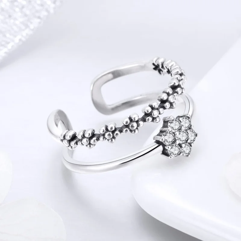 (Bild für) Eleganter Temperament-Silberring im Pandora-Stil - SCR428 - Ansicht 7