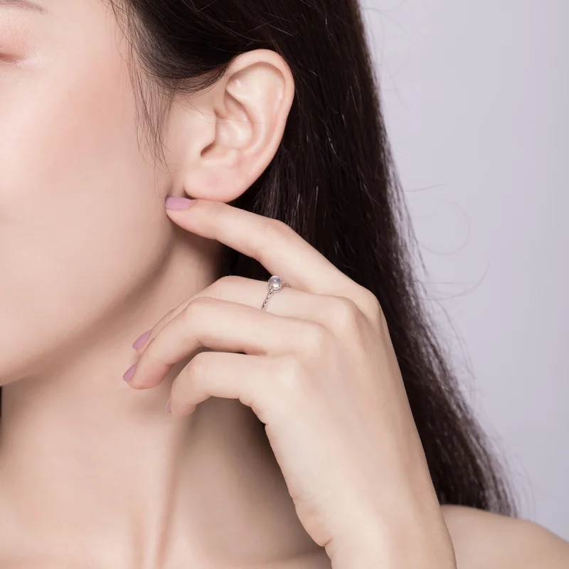 (Bild für) Mondstein Ring Pandora - SCR536 - Ansicht 8