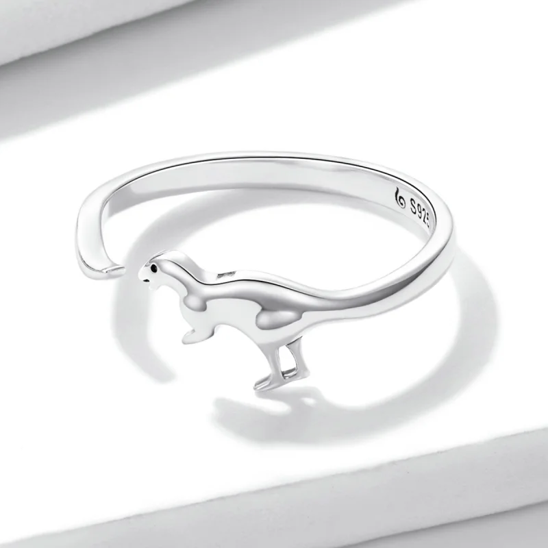 (Bild für) Offener Dinosaurier-Ring im Pandora-Stil - BSR226 - Ansicht 3