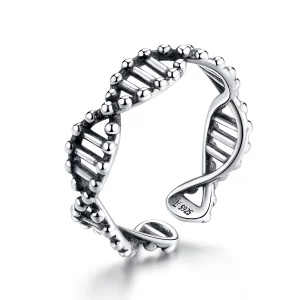 (Bild für) Offener DNA-Silberring im Pandora-Stil - SCR643