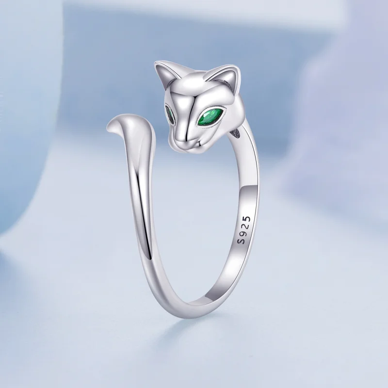 (Bild für) Offener Fuchs-Ring im Pandora-Stil - BSR313 - Ansicht 2