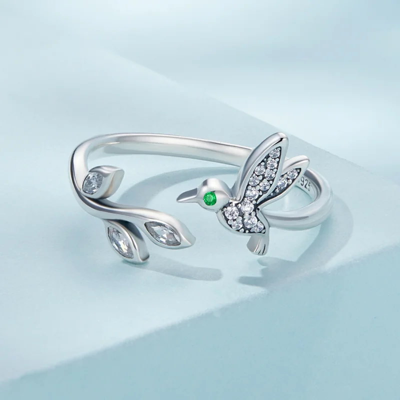 (Bild für) Offener Kolibri-Ring im Pandora-Stil - SCR871 - Ansicht 3