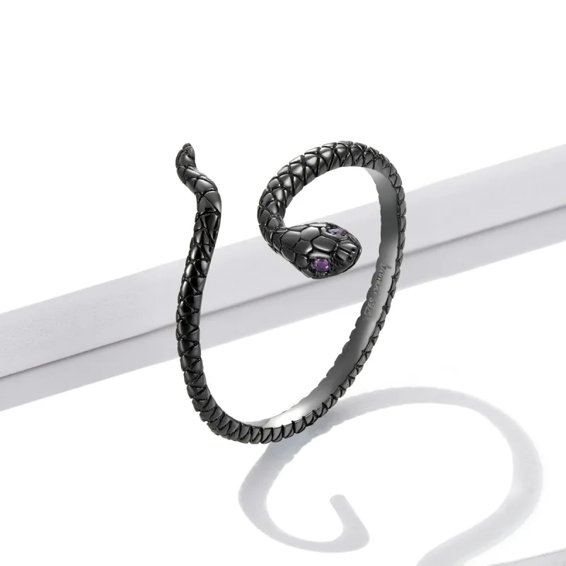 (Bild für) Offener Mystic Snake-Ring im Pandora-Stil - BSR236 - Ansicht 2