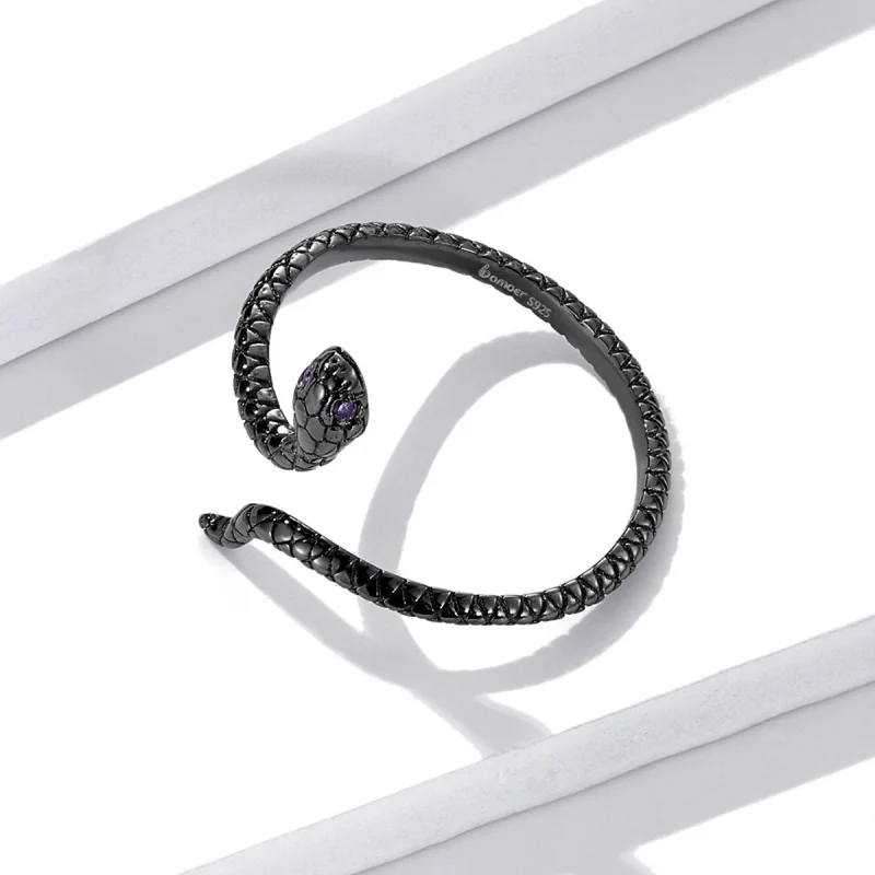 (Bild für) Offener Mystic Snake-Ring im Pandora-Stil - BSR236 - Ansicht 3