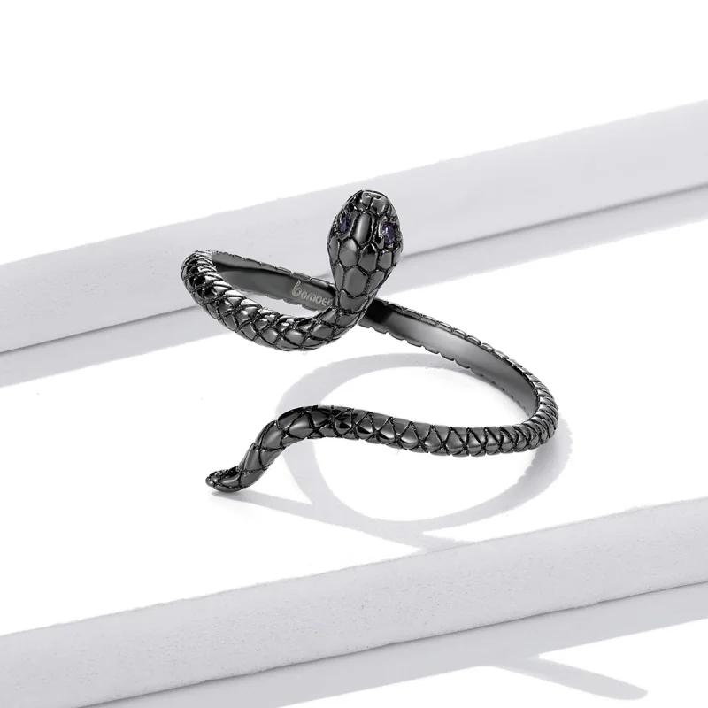 (Bild für) Offener Mystic Snake-Ring im Pandora-Stil - BSR236 - Ansicht 4