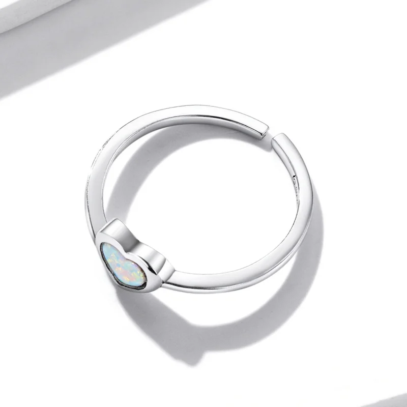 (Bild für) Offener Opal-Love-Ring im Pandora-Stil - BSR234 - Ansicht 3