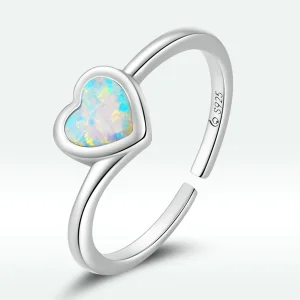 (Bild für) Offener Opal-Love-Ring im Pandora-Stil - BSR234