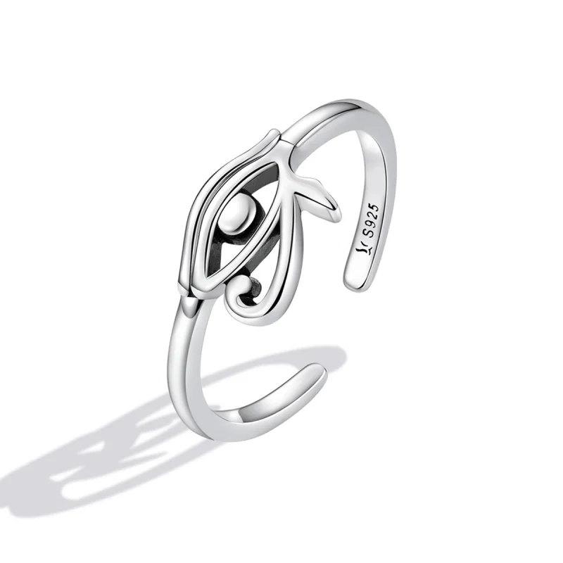(Bild für) Offener Ring „Auge des Horus“ im Pandora-Stil - SCR801 - Ansicht 2