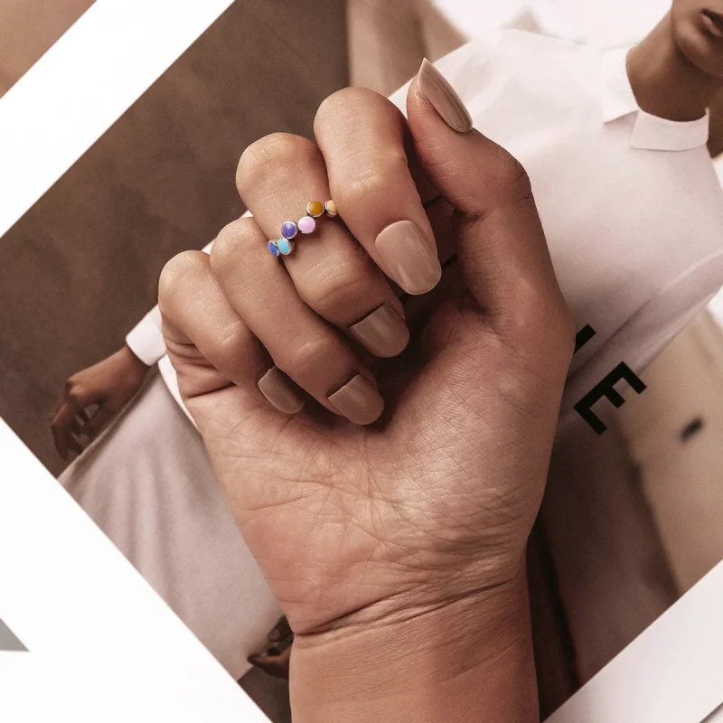 (Bild für) Offener Ring „Beating Colors“ im Pandora-Stil - SCR760 - Ansicht 7