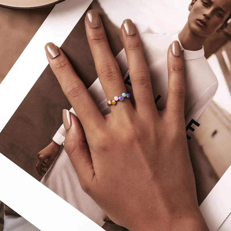 (Bild für) Offener Ring „Beating Colors“ im Pandora-Stil - SCR760 - Ansicht 8