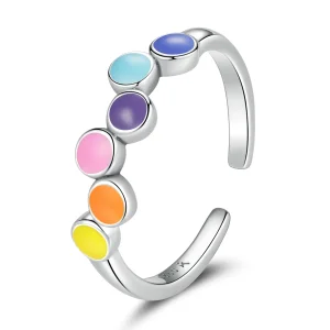 (Bild für) Offener Ring „Beating Colors“ im Pandora-Stil - SCR760