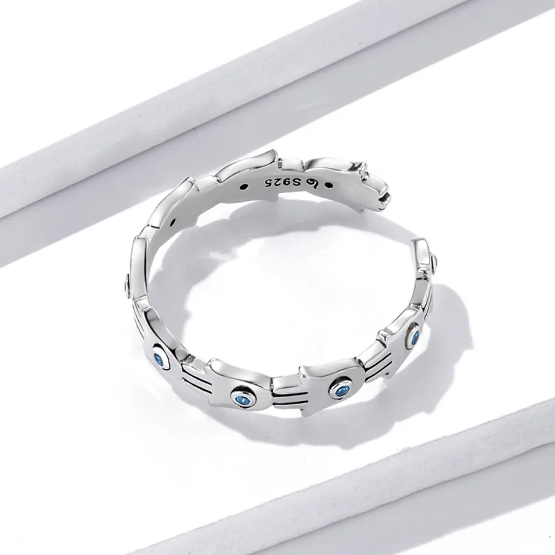 (Bild für) Offener Ring „Hand der Fatima“ im Pandora-Stil - BSR237 - Ansicht 4