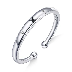 (Bild für) Offener Ring im Pandora-Stil mit Buchstabe X - SCR544-X