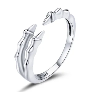 (Bild für) Offener Ring im Pandora-Stil mit dunklen Krallen - SCR728