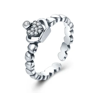(Bild für) Offener Ring im Pandora-Stil mit Königin-Lorbeerkranz - VSR142