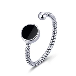 (Bild für) Offener Ring im Pandora-Stil mit moderner Geometrie - VSR157