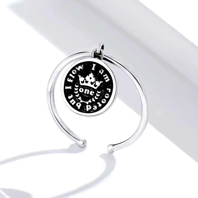 (Bild für) Offener Ring im Pandora-Stil mit Vintage-Münzen - SCR655 - Ansicht 3