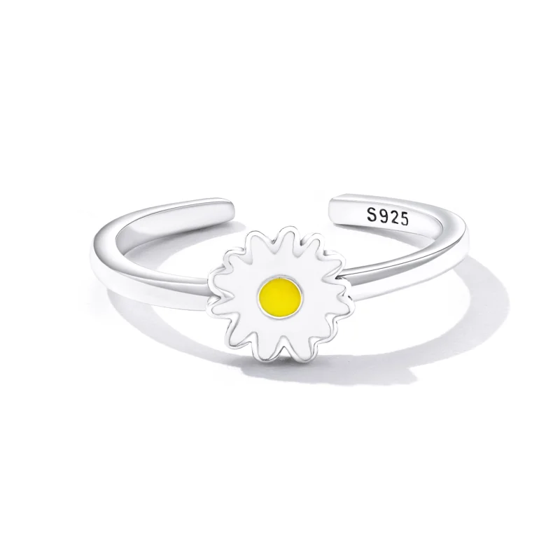 (Bild für) Offener Ring „Little Daisy“ im Pandora-Stil - SCR811 - Ansicht 4