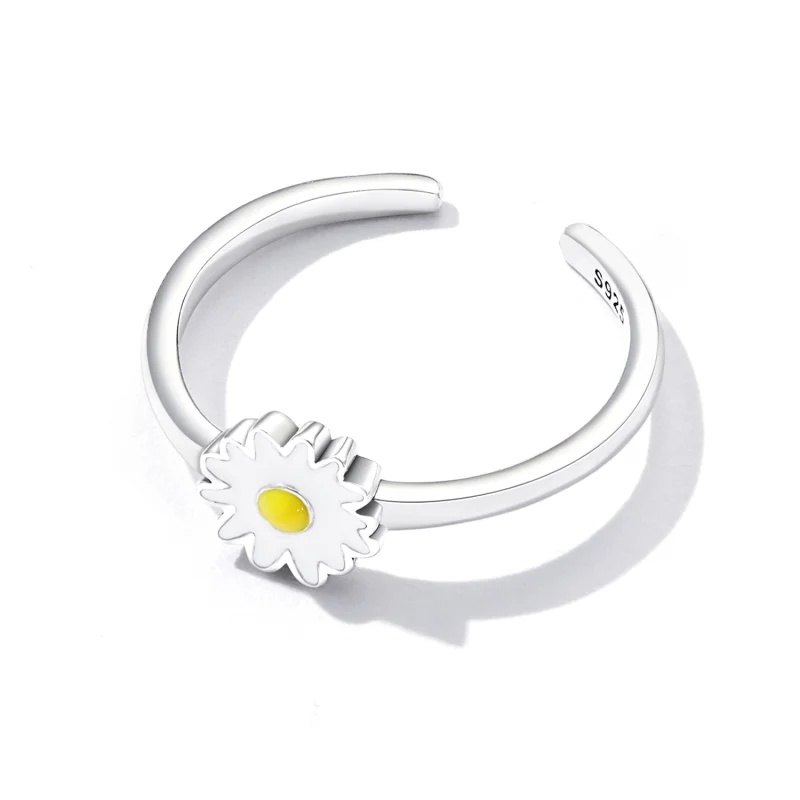 (Bild für) Offener Ring „Little Daisy“ im Pandora-Stil - SCR811 - Ansicht 5