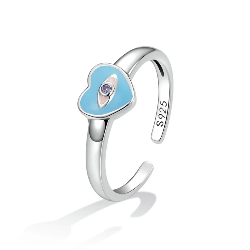 (Bild für) Offener Ring „Love Devil Eyes“ im Pandora-Stil - SCR806 - Ansicht 2