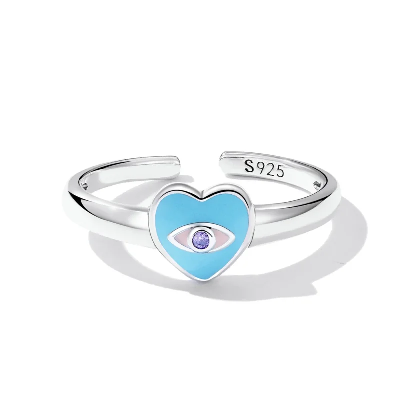 (Bild für) Offener Ring „Love Devil Eyes“ im Pandora-Stil - SCR806 - Ansicht 3