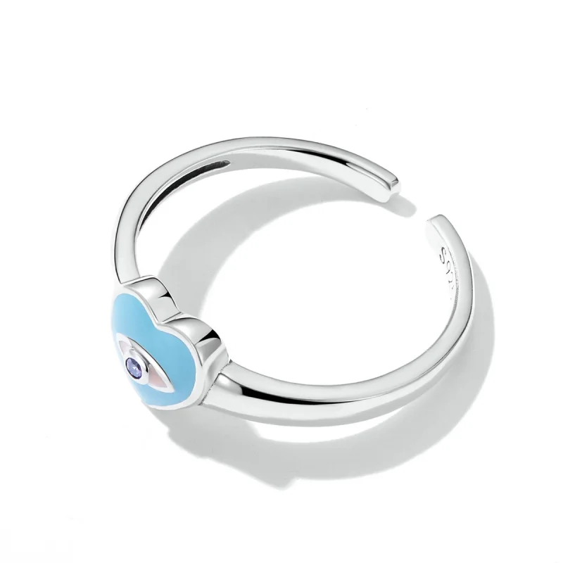 (Bild für) Offener Ring „Love Devil Eyes“ im Pandora-Stil - SCR806 - Ansicht 4