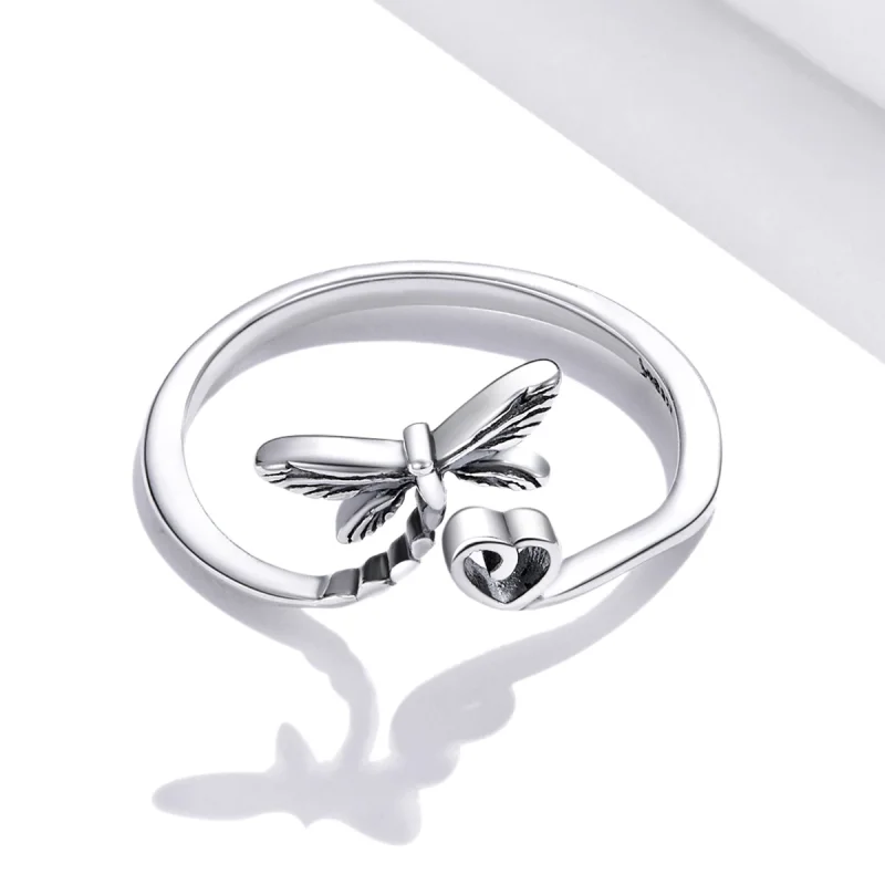 (Bild für) Offener Ring „Love Libelle“ im Pandora-Stil - SCR734 - Ansicht 3