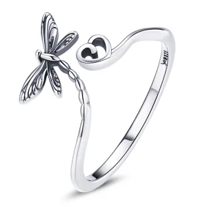 (Bild für) Offener Ring „Love Libelle“ im Pandora-Stil - SCR734