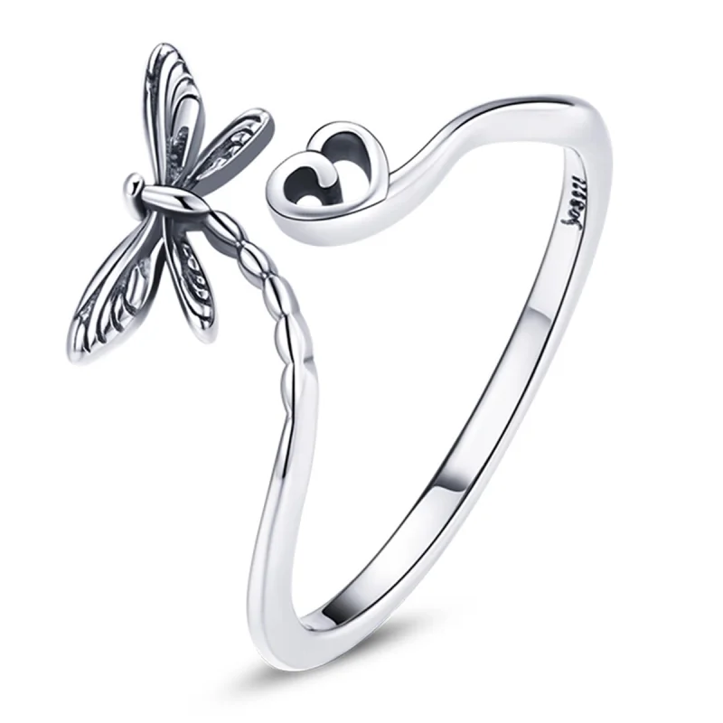 (Bild für) Offener Ring „Love Libelle“ im Pandora-Stil - SCR734