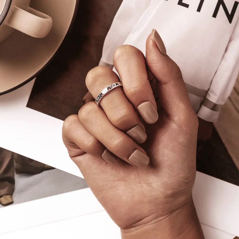 (Bild für) Offener Ring mit durchbrochenem Schmetterling im Pandora-Stil - SCR764 - Ansicht 6