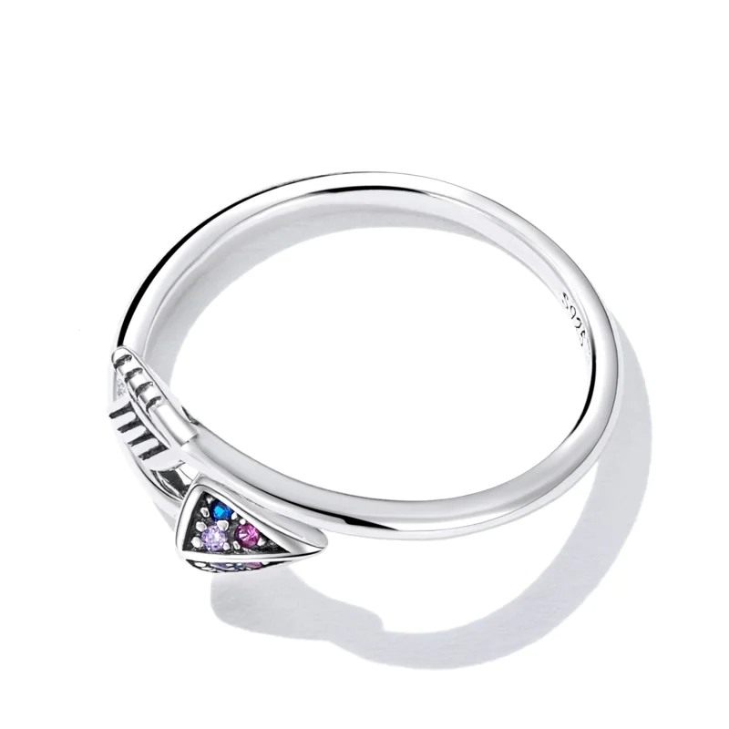 (Bild für) Offener Ring „Pfeil der Liebe“ im Pandora-Stil - SCR820 - Ansicht 4