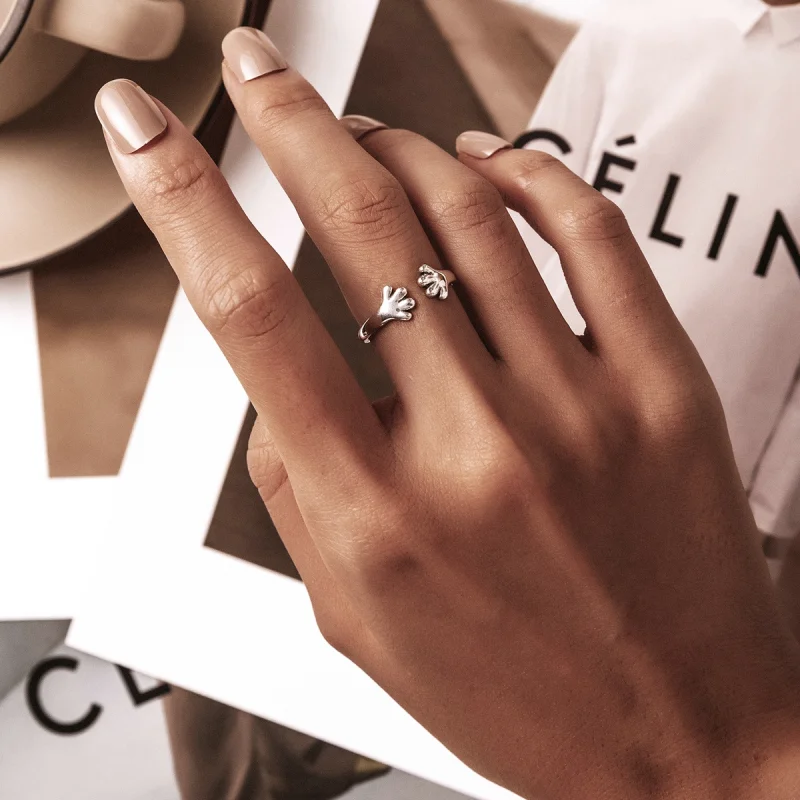 (Bild für) Offener Ring „Süßer Welpe“ im Pandora-Stil - BSR225 - Ansicht 7