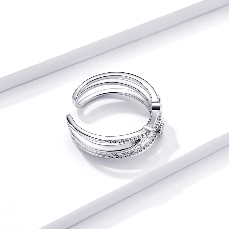 (Bild für) Offener Ring „Shine Star“ im Pandora-Stil - BSR162 - Ansicht 3