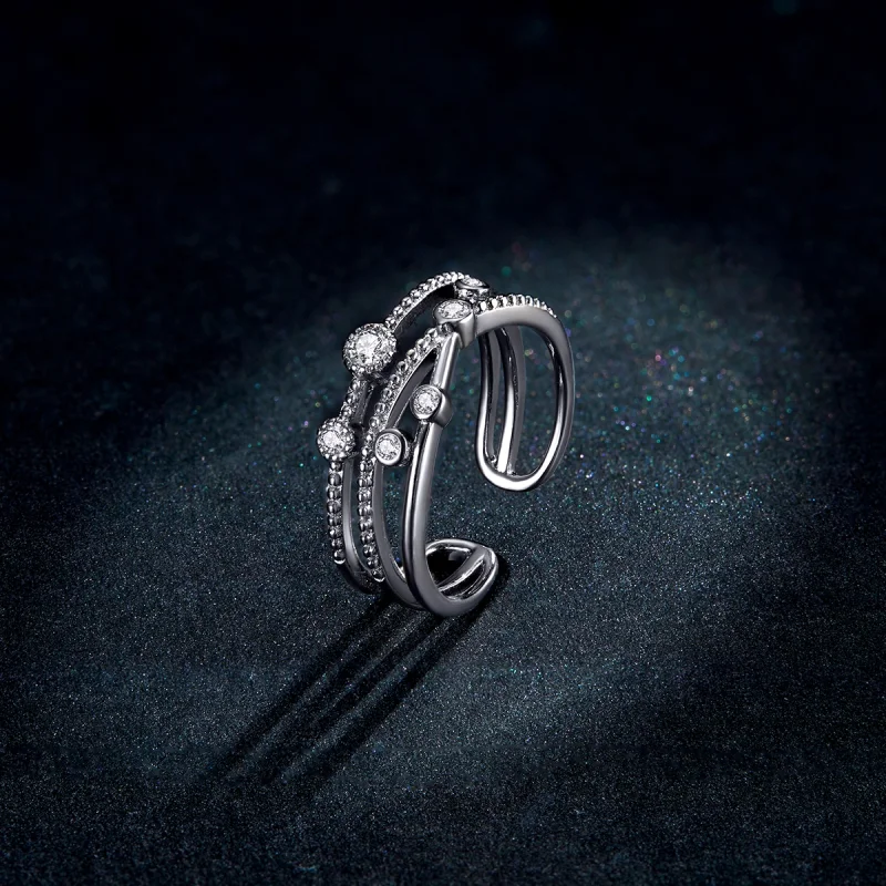 (Bild für) Offener Ring „Shine Star“ im Pandora-Stil - BSR162 - Ansicht 5