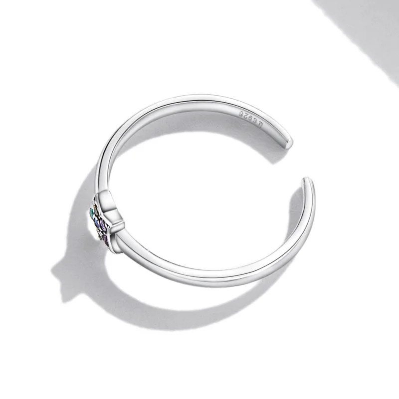 (Bild für) Offener Ring „Shine Star“ im Pandora-Stil - SCR777 - Ansicht 4