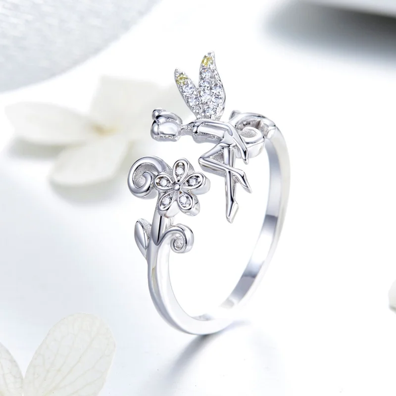 (Bild für) Offener Ring „Spring Spirit“ im Pandora-Stil - BSR025 - Ansicht 2