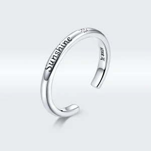 (Bild für) Offener Silber-Sunshine-Ring im Pandora-Stil - SCR649
