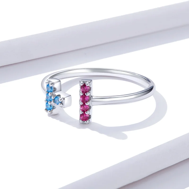 (Bild für) Offener Tetris-Ring im Pandora-Stil - BSR114 - Ansicht 4