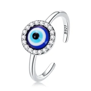 (Bild für) Offener Teufelsauge-Ring im Pandora-Stil - BSR254